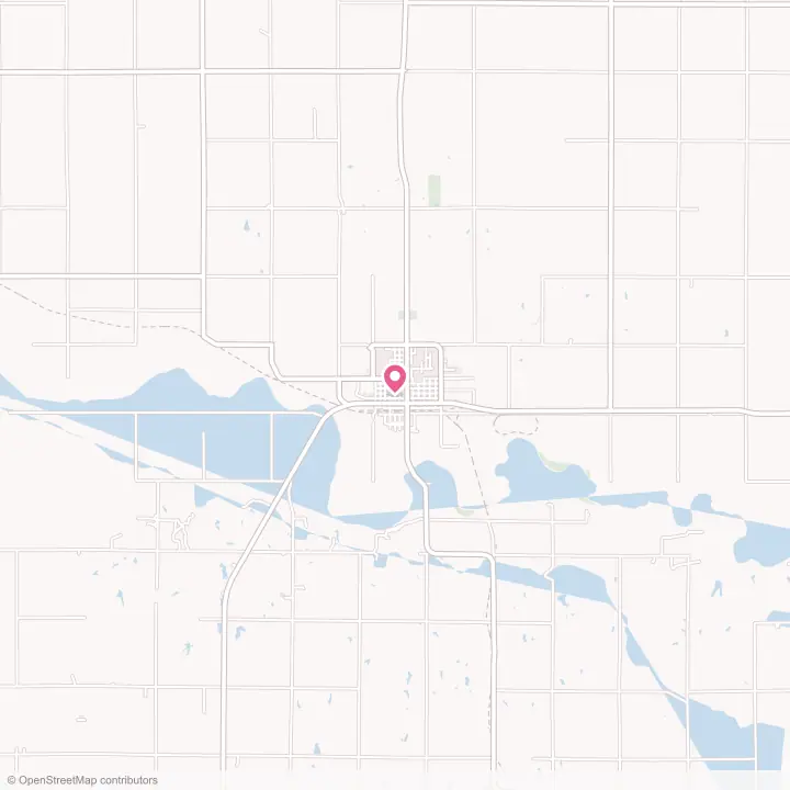 Map of the flower delivery area in Superior, Nebraska