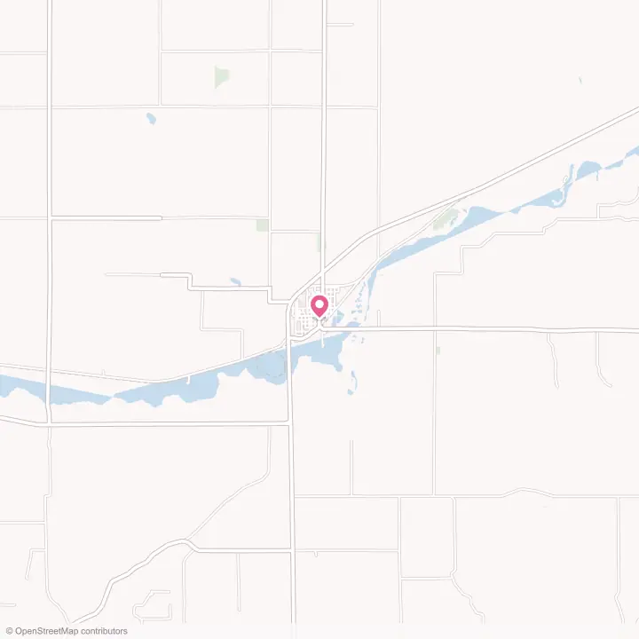 Map of the flower delivery area in Benkelman, Nebraska