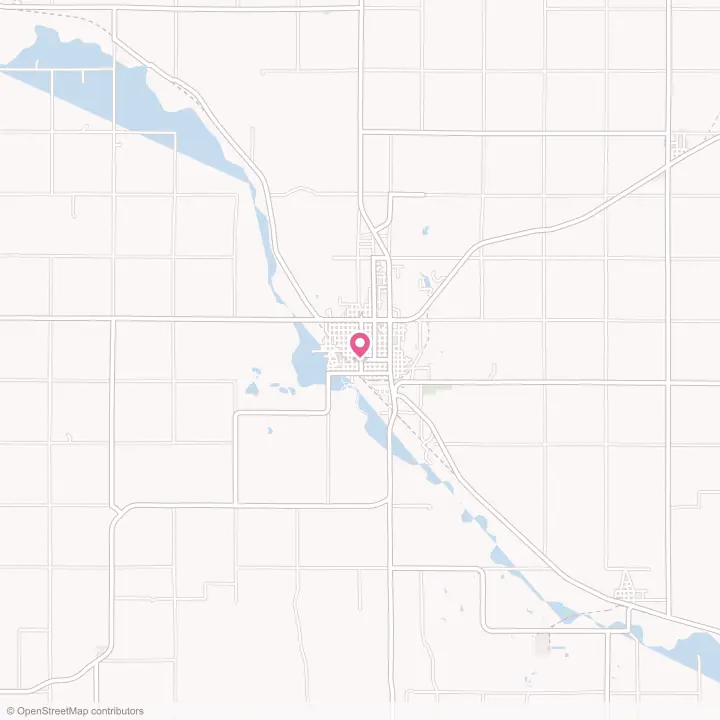 Map of the flower delivery area in Fairbury, Nebraska