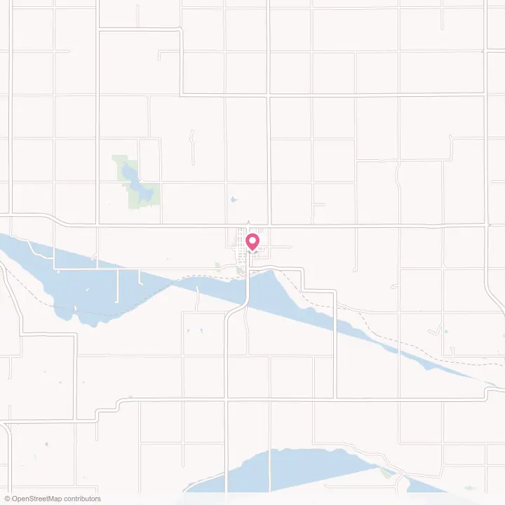 Map of the flower delivery area in Humboldt, Nebraska
