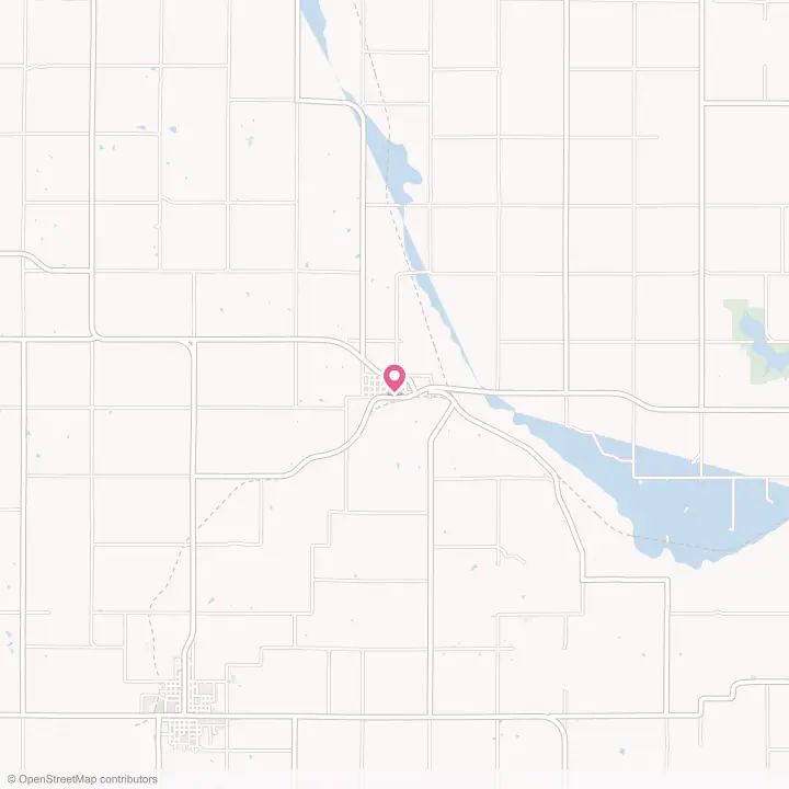 Map of the flower delivery area in Table Rock, Nebraska