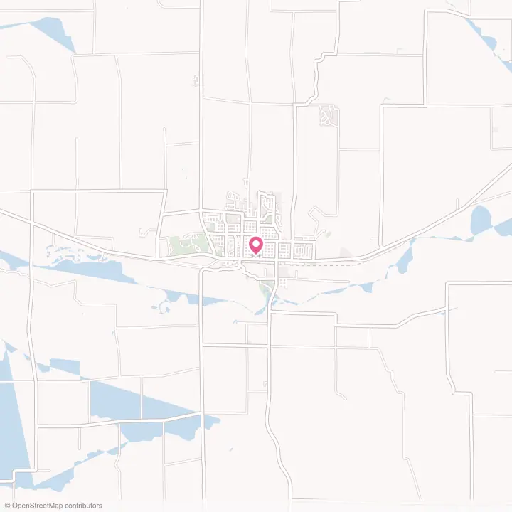 Map of the flower delivery area in McCook, Nebraska