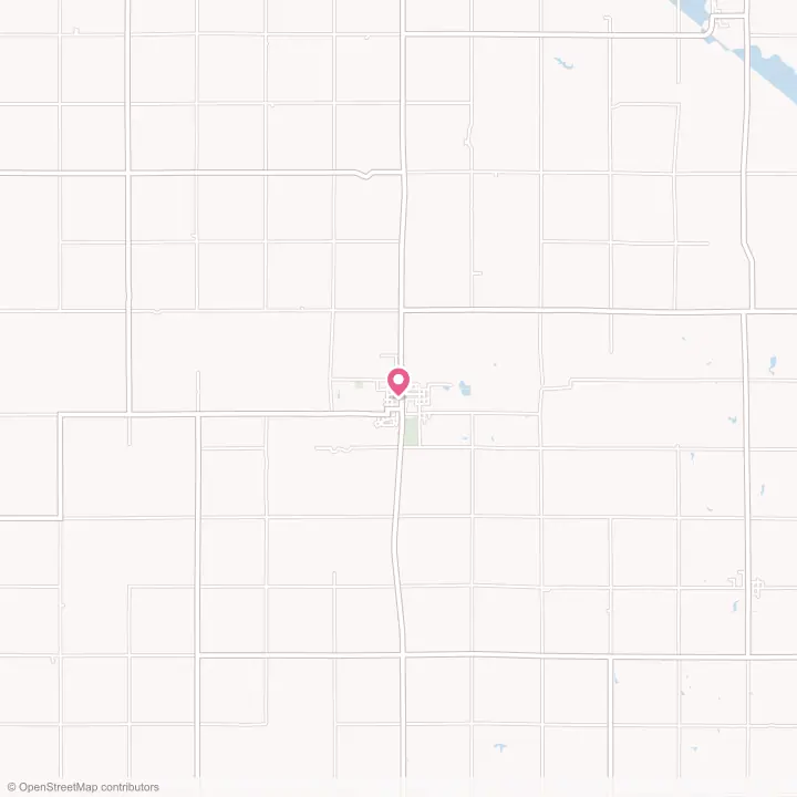 Map of the flower delivery area in Nelson, Nebraska