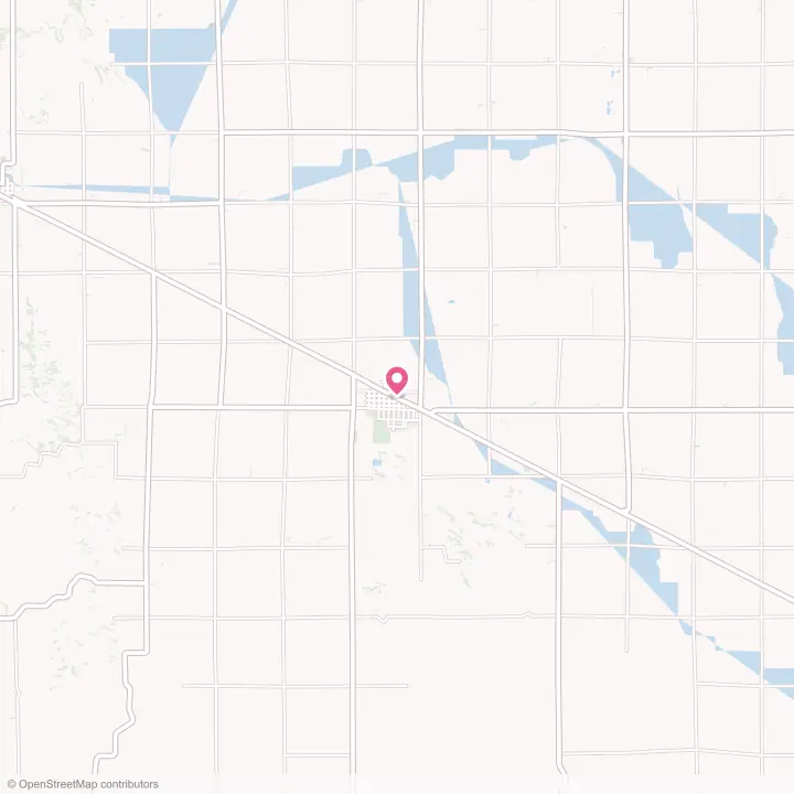 Map of the flower delivery area in Bertrand, Nebraska