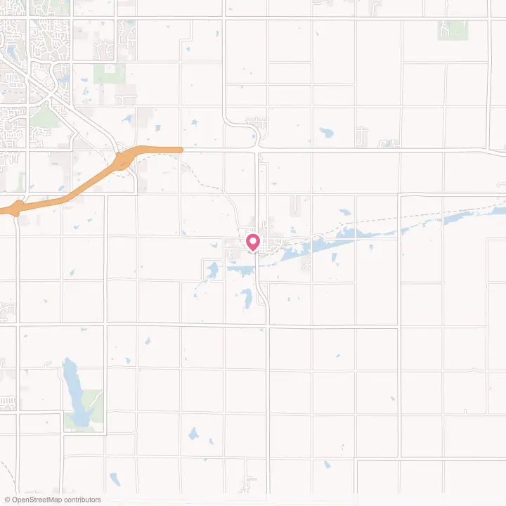Map of the flower delivery area in Bennet, Nebraska
