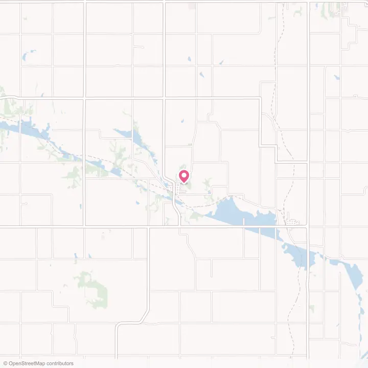 Map of the flower delivery area in Nehawka, Nebraska