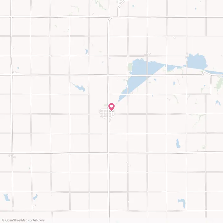 Map of the flower delivery area in Elmwood, Nebraska
