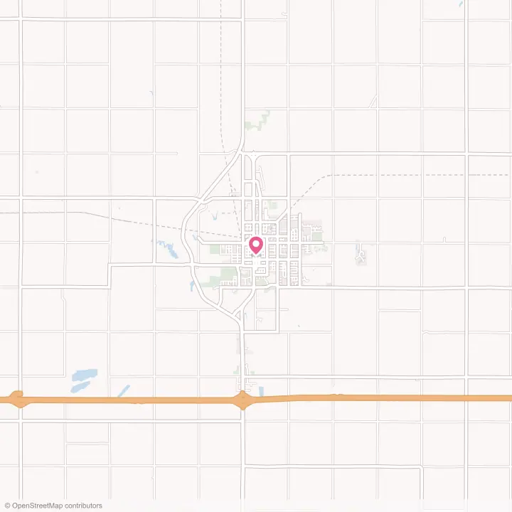 Map of the flower delivery area in York, Nebraska