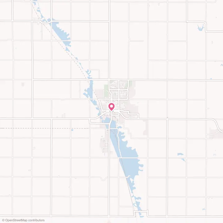 Map of the flower delivery area in Seward, Nebraska