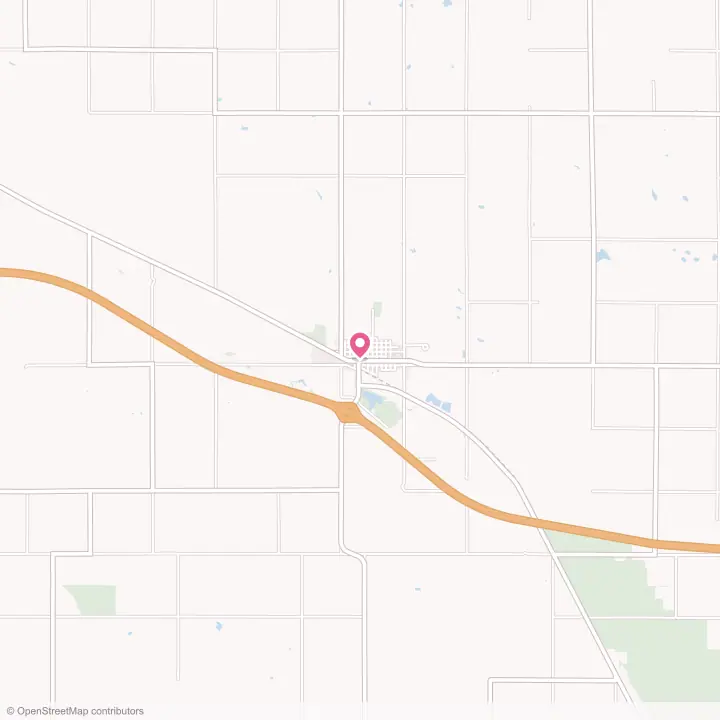 Map of the flower delivery area in Chappell, Nebraska