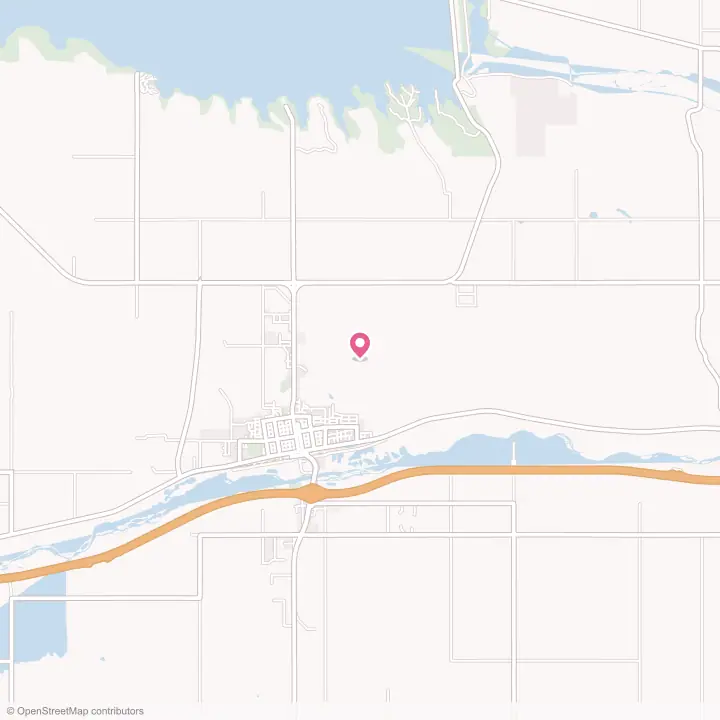 Map of the flower delivery area in Sarben, Nebraska
