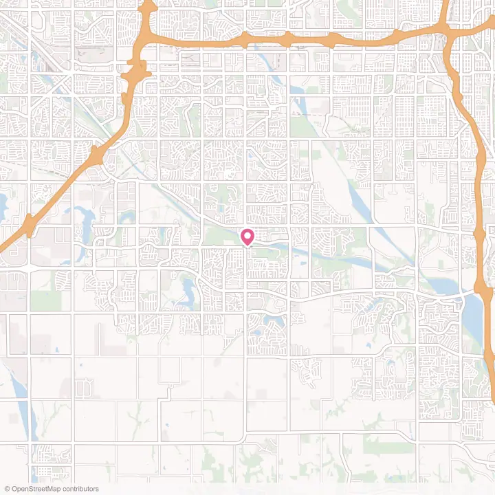 Map of the flower delivery area in Papillion, Nebraska