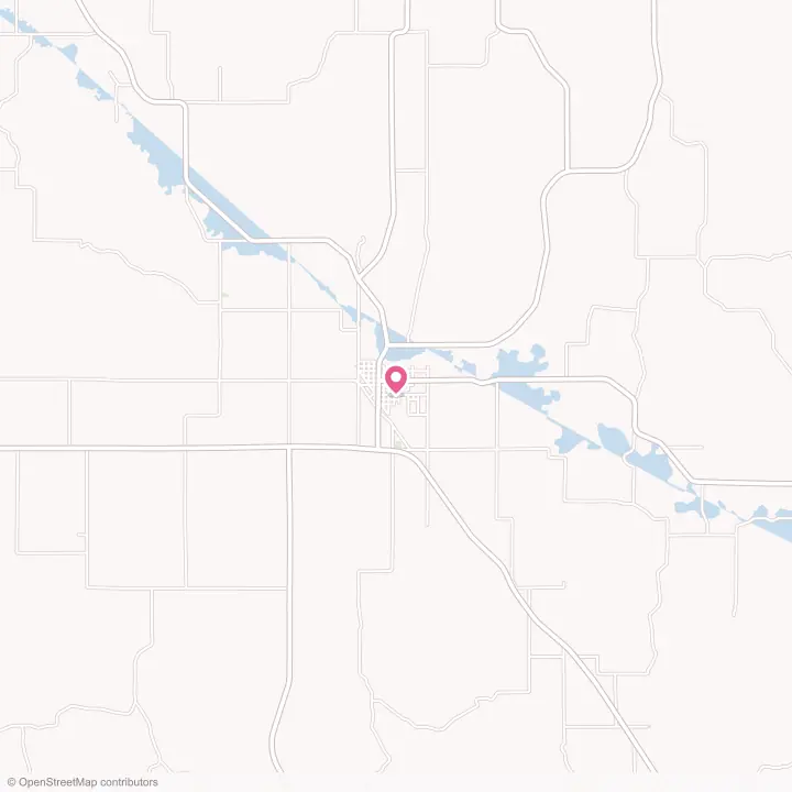 Map of the flower delivery area in Callaway, Nebraska