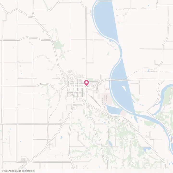 Map of the flower delivery area in Blair, Nebraska