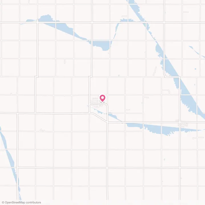 Map of the flower delivery area in Dodge, Nebraska