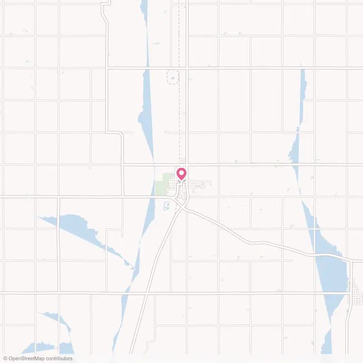 Map of the flower delivery area in Oakland, Nebraska