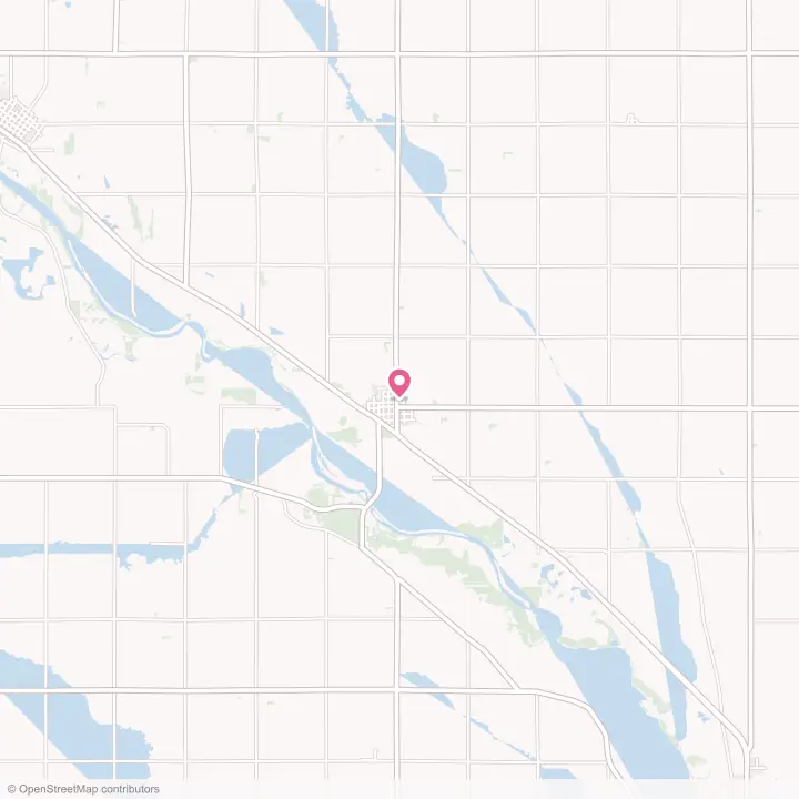 Map of the flower delivery area in Beemer, Nebraska