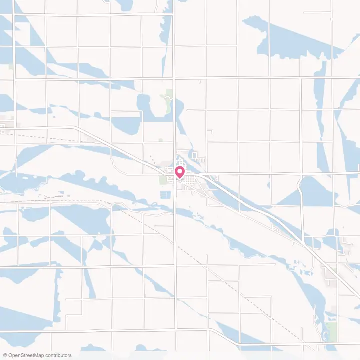 Map of the flower delivery area in Mitchell, Nebraska