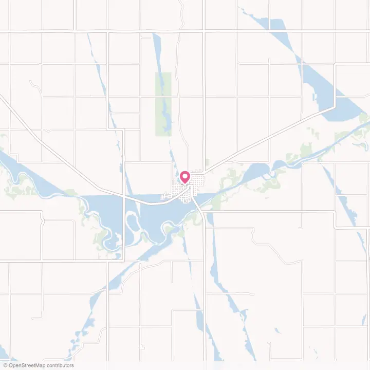 Map of the flower delivery area in Stanton, Nebraska