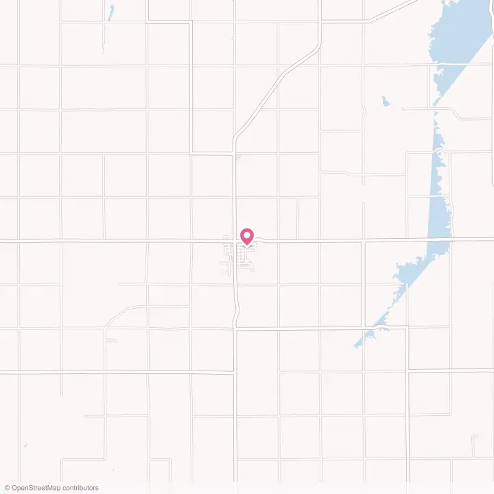 Map of the flower delivery area in Elgin, Nebraska
