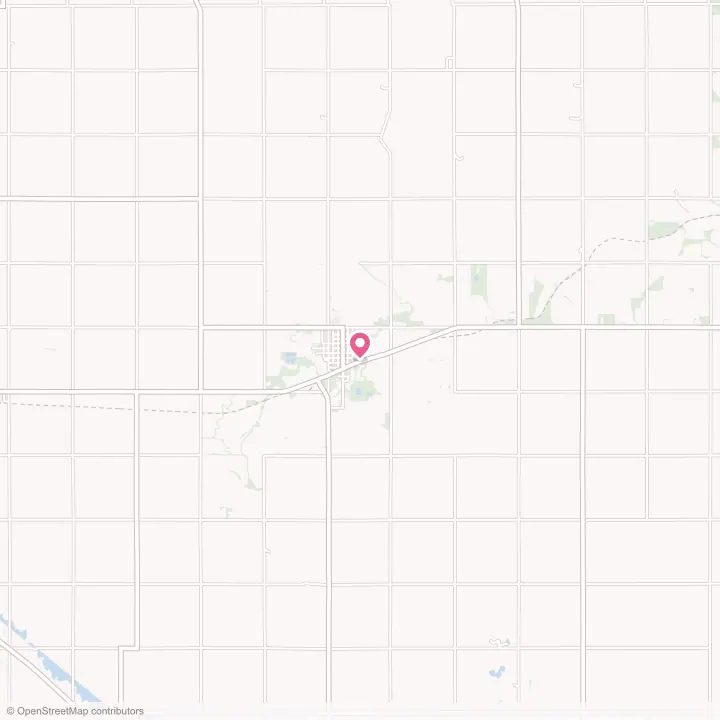 Map of the flower delivery area in Osmond, Nebraska