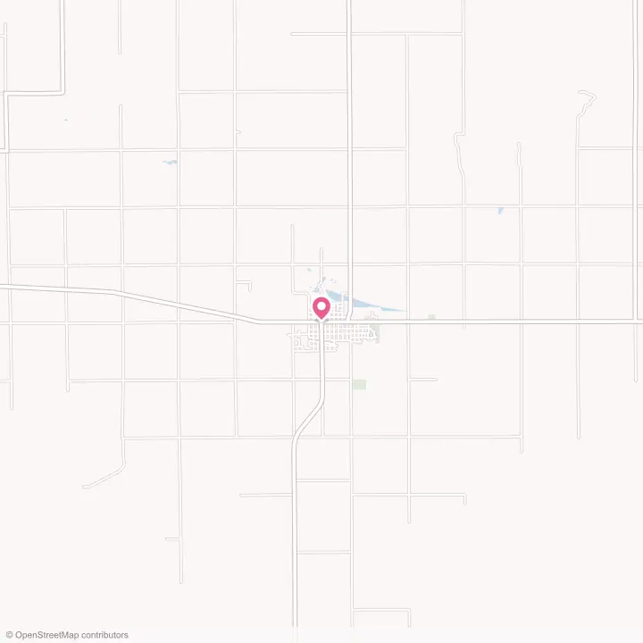 Map of the flower delivery area in Ainsworth, Nebraska