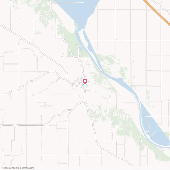 Map of the flower delivery area in Ponca, Nebraska