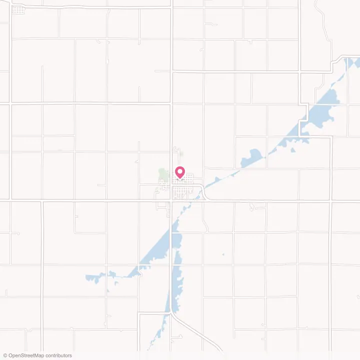 Map of the flower delivery area in Hartington, Nebraska