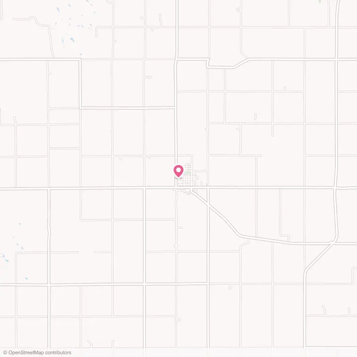 Map of the flower delivery area in Crofton, Nebraska