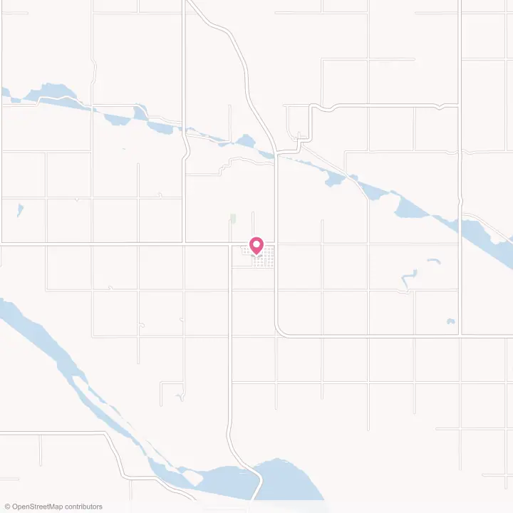 Map of the flower delivery area in Butte, Nebraska